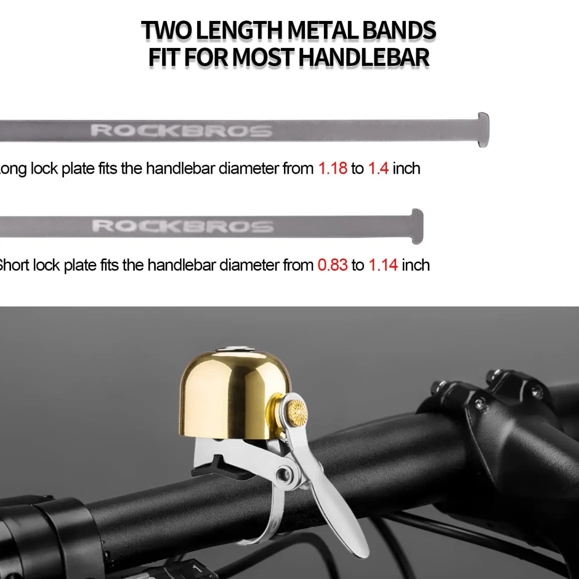 ROCKBROS Bike Classic Bicycle Bell Loud Sound Bells