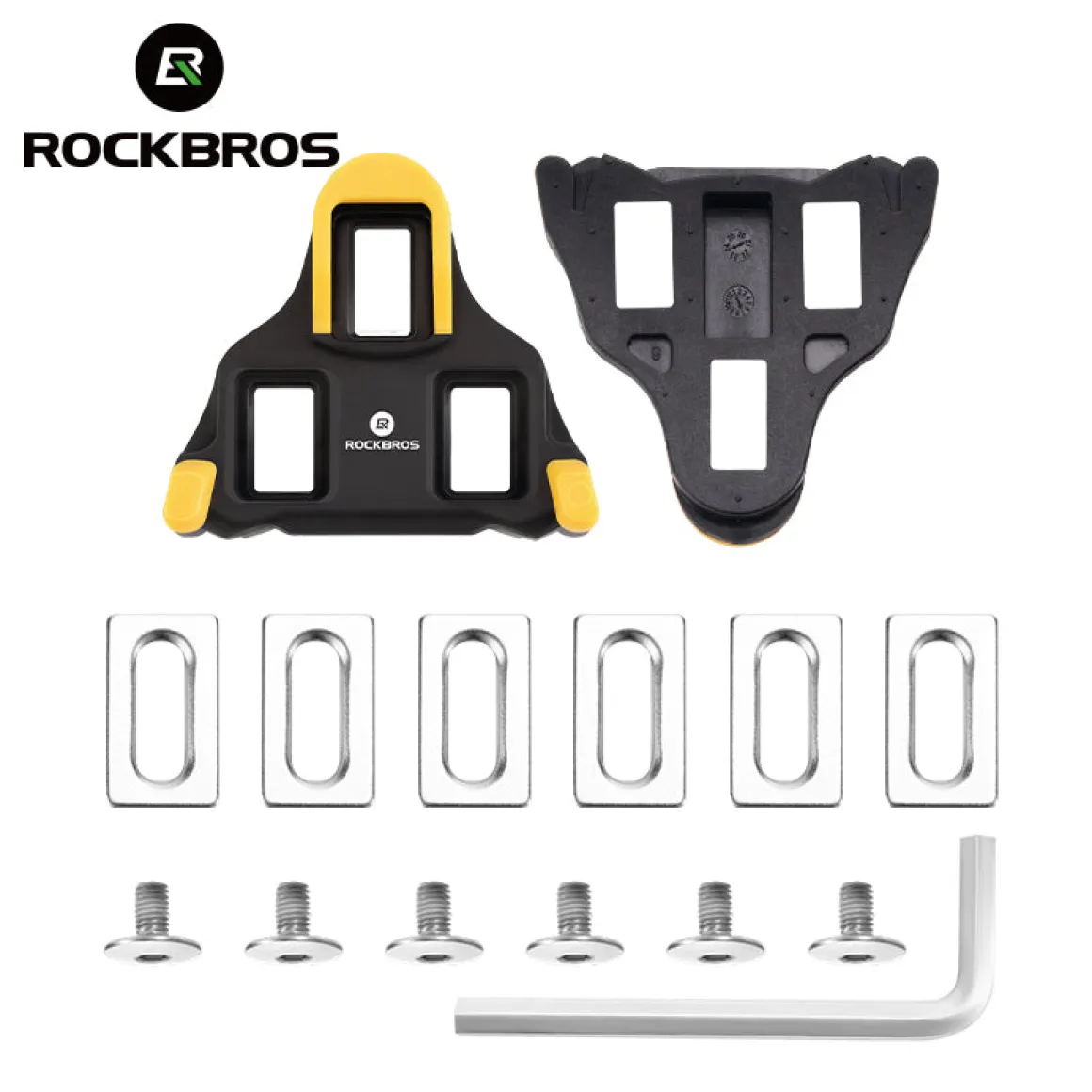 ROCKBROS Bike Cleats 6 Degree Float Shimano SPD-SL Compatible Road Indoor