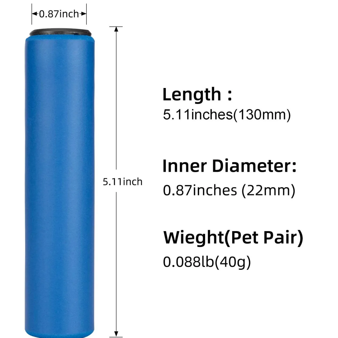 ROCKBROS Bike Foam Comfortable Shock Absorption Bike Handlebar Grips