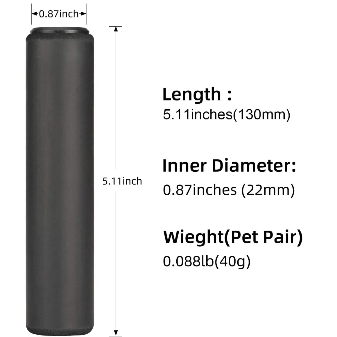ROCKBROS Bike Foam Comfortable Shock Absorption Bike Handlebar Grips