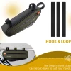 ROCKBROS Bike Frame Bag Bike Handlebar Bag Bike Bag with Large Opening Zippers 1.5L