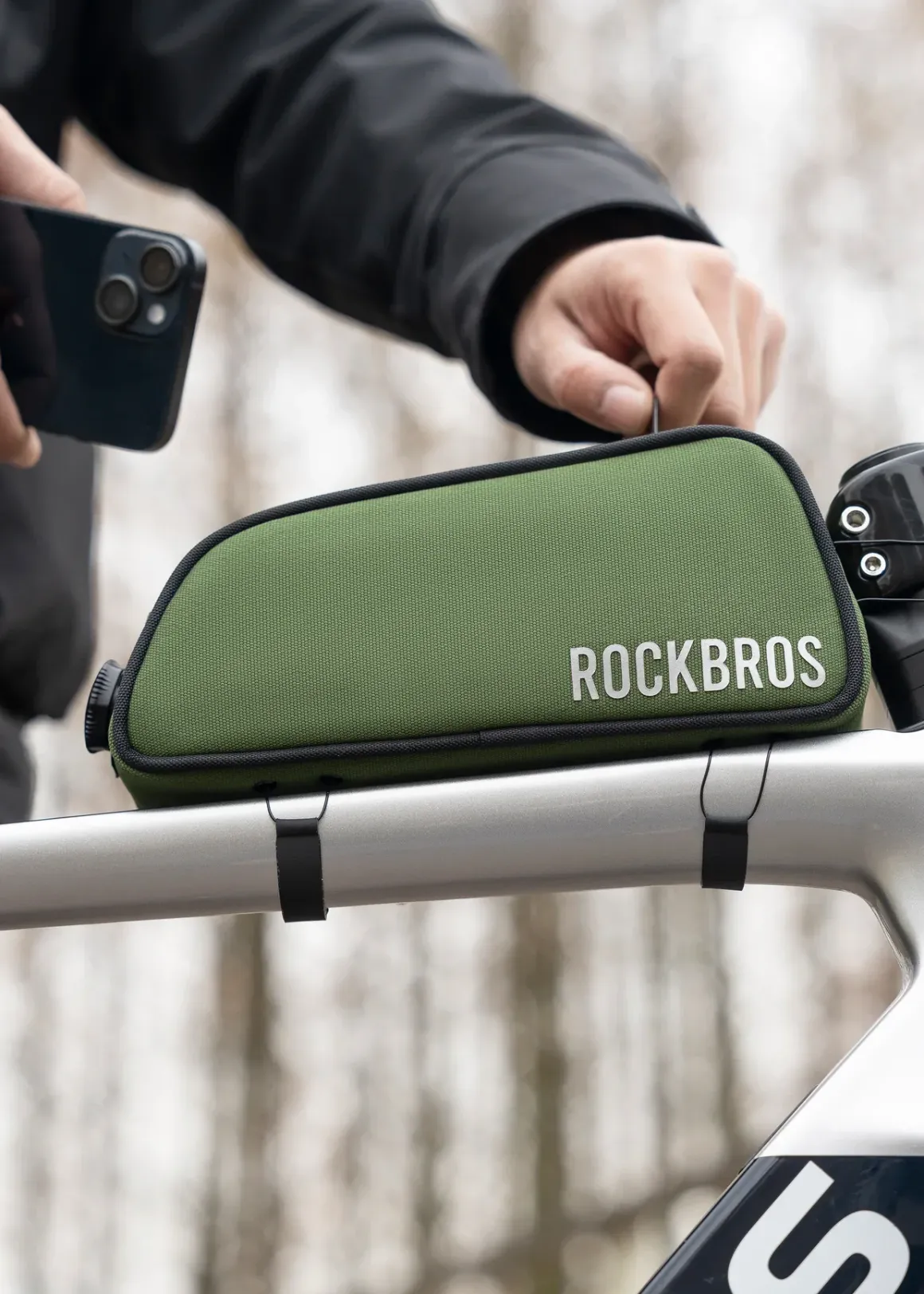 ROCKBROS Bike Frame Bag-Road to sky