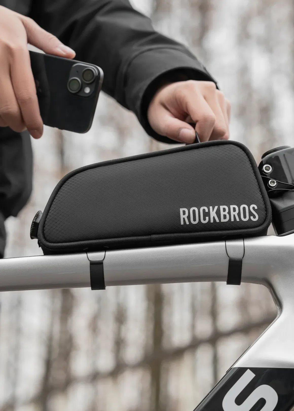 ROCKBROS Bike Frame Bag-Road to sky