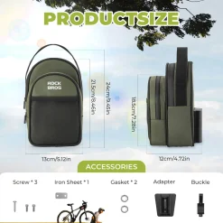 ROCKBROS Bike Handlebar Bag 1.8L For Folding Bike