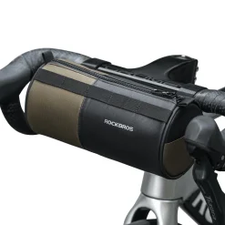 ROCKBROS Bike Handlebar Bag with Shoulder Strap for Road, Mountain Gravel Bikes