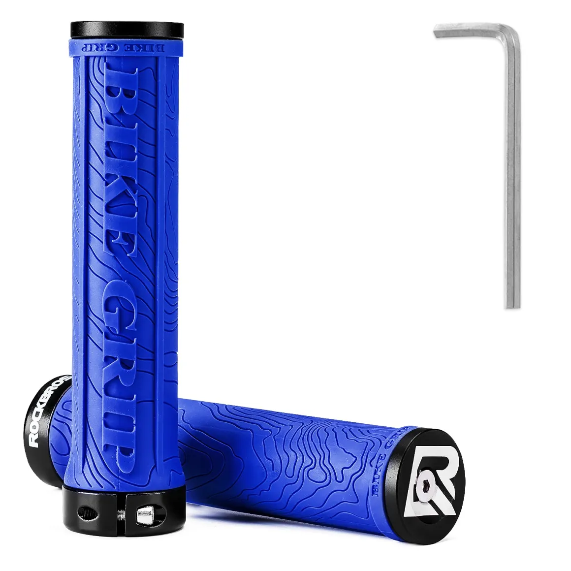 ROCKBROS Bike Handlebar Grips Double Lock-on MTB Bicycle Handle Bar Grips
