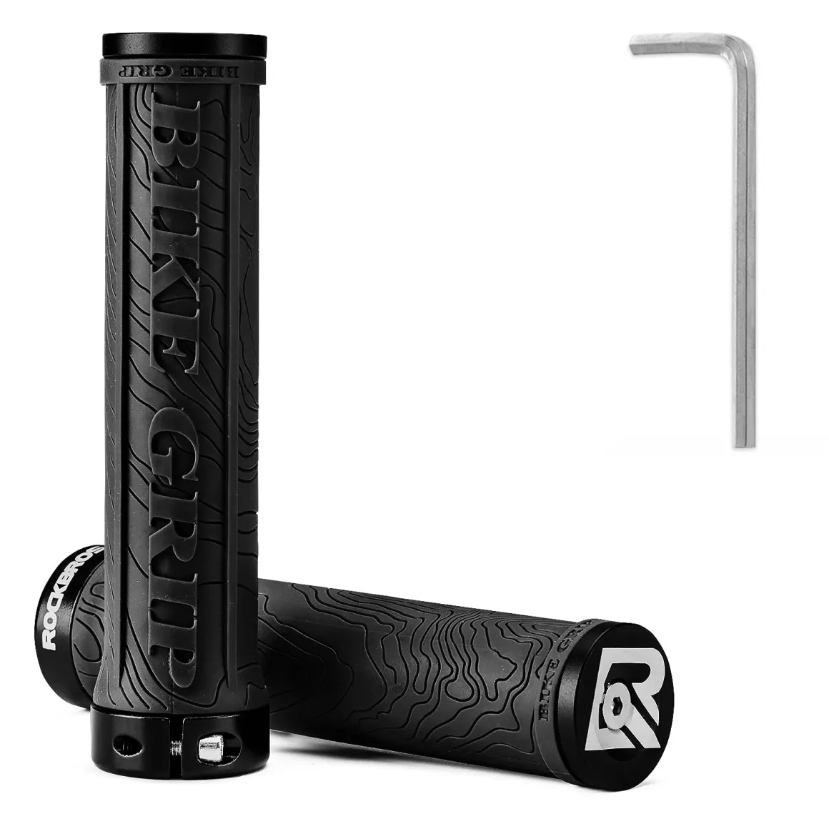 ROCKBROS Bike Handlebar Grips Double Lock-on MTB Bicycle Handle Bar Grips
