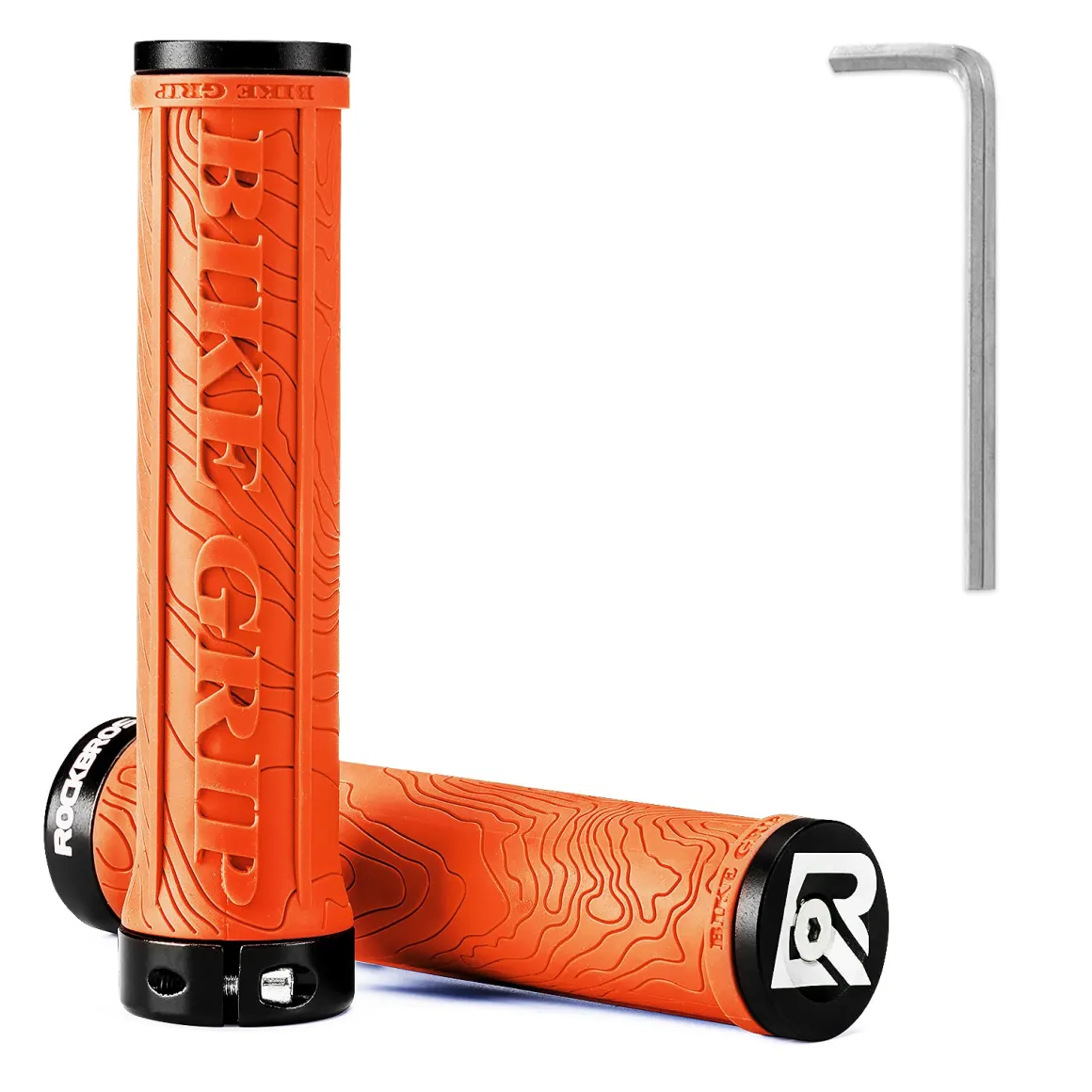ROCKBROS Bike Handlebar Grips Double Lock-on MTB Bicycle Handle Bar Grips