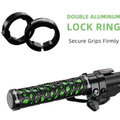 ROCKBROS Bike Handlebar Grips Double Lock-on Non-Slip Grips for MTB, BMX 22.2mm
