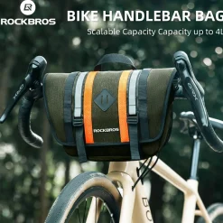 ROCKBROS Bike Handlebar Multifunctional Crossbody Bag with Shoulder Strap