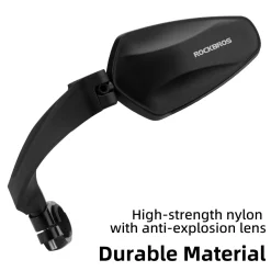 ROCKBROS Bike Handlebar Rear View Mirror with HD Anti-Glare Glass