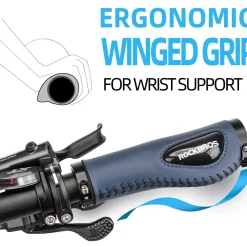 ROCKBROS Bike Handle Grips Ergonomics Design Soft Gel Dual Lock