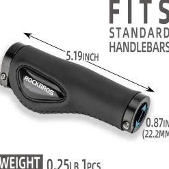 ROCKBROS Bike Handle Grips Ergonomics Design Soft Gel Dual Lock