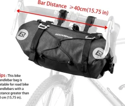 ROCKBROS Bikepacking Bike Handlebar Bag Waterproof 7L-14L