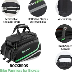 ROCKBROS Bike Panniers for Bicycle Trunk Bag 17L-45L bag Waterproof