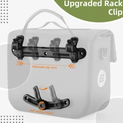 ROCKBROS Bike Panniers 15L Waterproof Bike Rack Bag for Cycling Commuting
