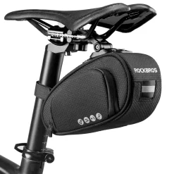 ROCKBROS Bike Saddle Bag Under Seat with Adjustable Mounting, Large Storage Pouch
