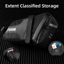 ROCKBROS Bike Saddle Bag Under Seat 1.5L Cycling Accessories Storage Pouch