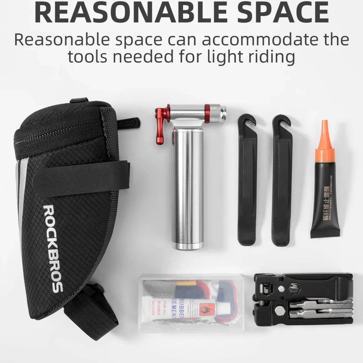 ROCKBROS Bike Saddle Seat Bag Under Seat