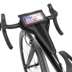ROCKBROS Bike Sweat Guard Bicycle Trainer Sweat Net with Phone Pouch below 6.2’’
