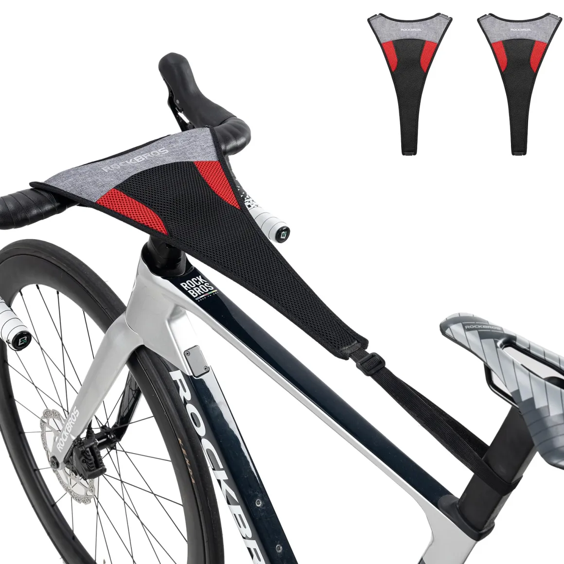 ROCKBROS Bike Sweat Guard, 11‘’ Wider Bike Trainer Sweat Guard