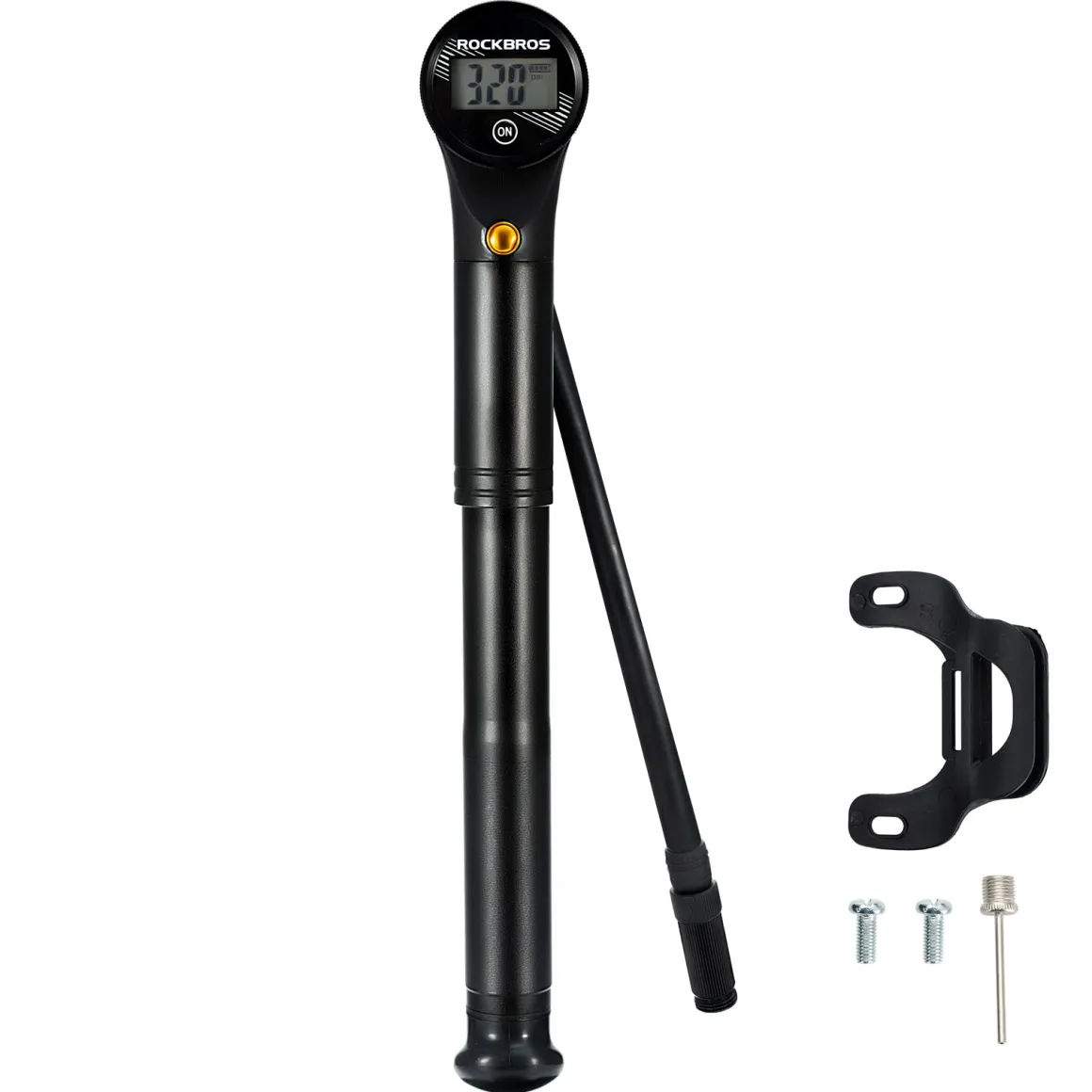 ROCKBROS Bike Tire Shock Mini Pump 320PSI High Pressure