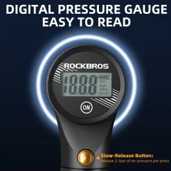 ROCKBROS Bike Tire Shock Mini Pump 320PSI High Pressure