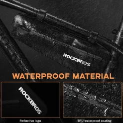 ROCKBROS Bike Top Tube Bag Bike Frame Bag For Super 73Waterproof 2 pieces combi