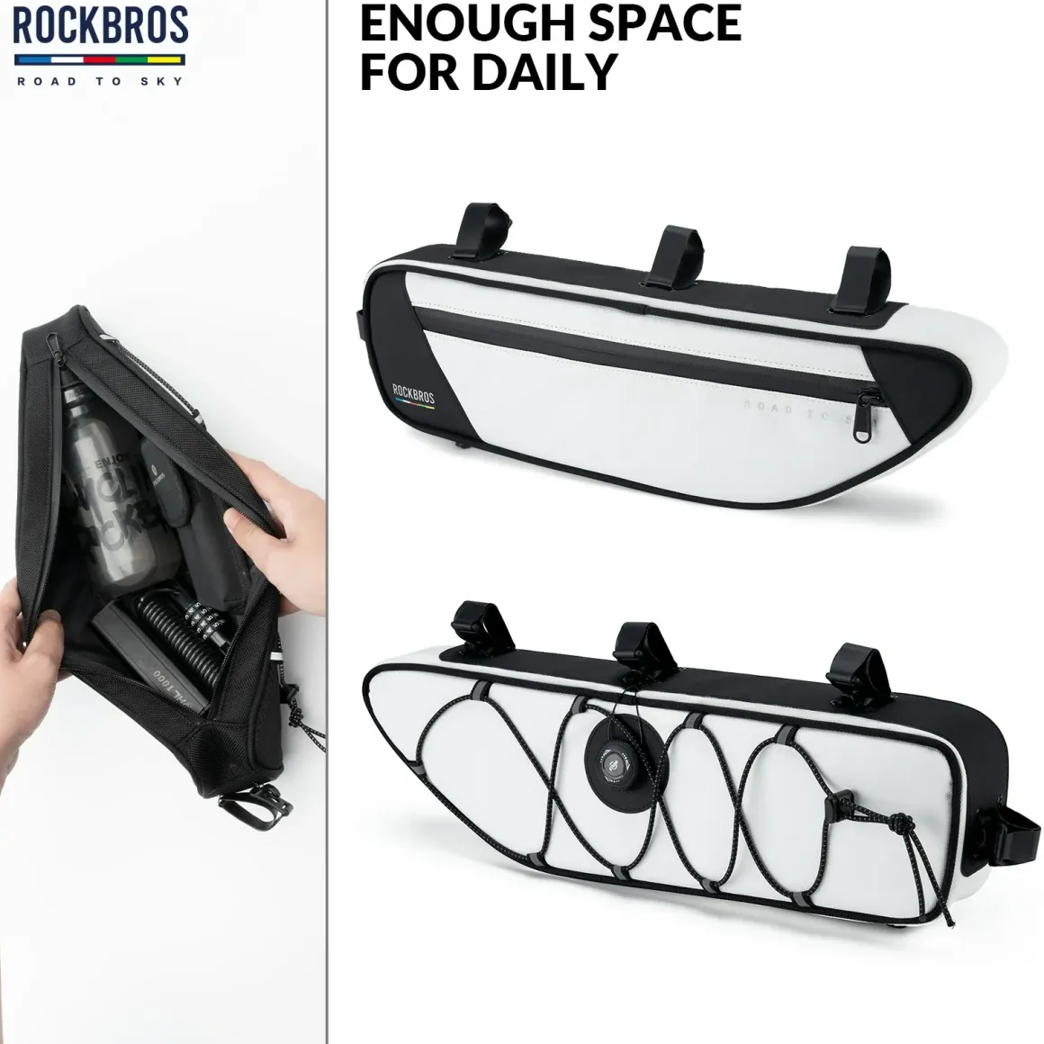 ROCKBROS Bike Triangle Bag-Road to sky