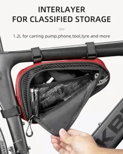 ROCKBROS Bike Triangle Bag Storage Bag Bicycle Frame Pouch Bag