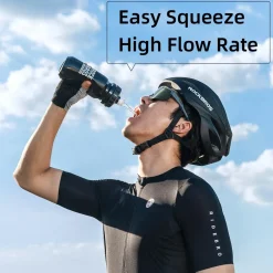 ROCKBROS Bike Water Bottle Squeeze Bicycle Water Bottle BPA-Free