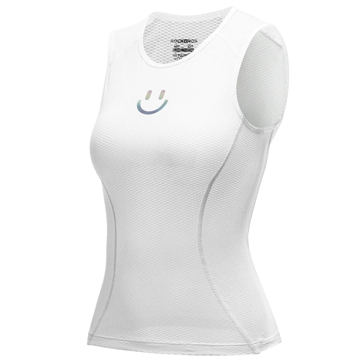 ROCKBROS Breathable Mesh Sleeveless Quick Dry Slim Cycling Base Layer for Women