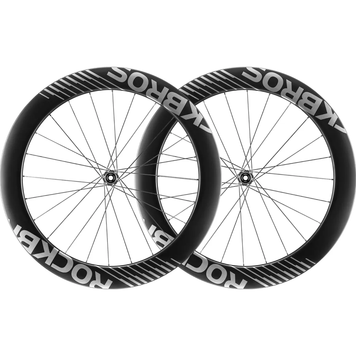 ROCKBROS 700c Carbon Fiber Disc Rim 38/50/65 mm 1.6-1.7 kg Clincher Wheelset