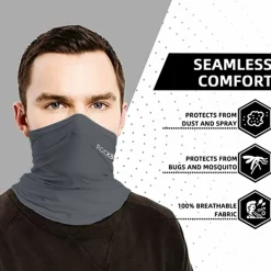 ROCKBROS Cooling Neck Gaiter Bandana Face Mask Summer Half Face Scarf for Cycling Fishing