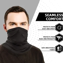 ROCKBROS Cooling Neck Gaiter Bandana Face Mask Summer Half Face Scarf for Cycling Fishing