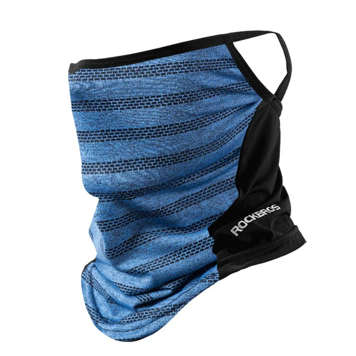 ROCKBROS Cooling Neck Gaiter with Ear Loops Bandana Face Scarf Mask for Men Women