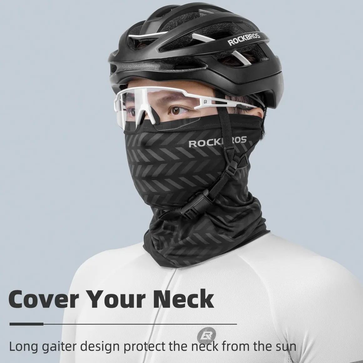ROCKBROS Cooling Neck Gaiter Face Mask Fishing Scarf Face Cover for Men Women