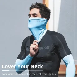 ROCKBROS Cooling Neck Gaiter Face Mask Fishing Scarf Face Cover for Men Women