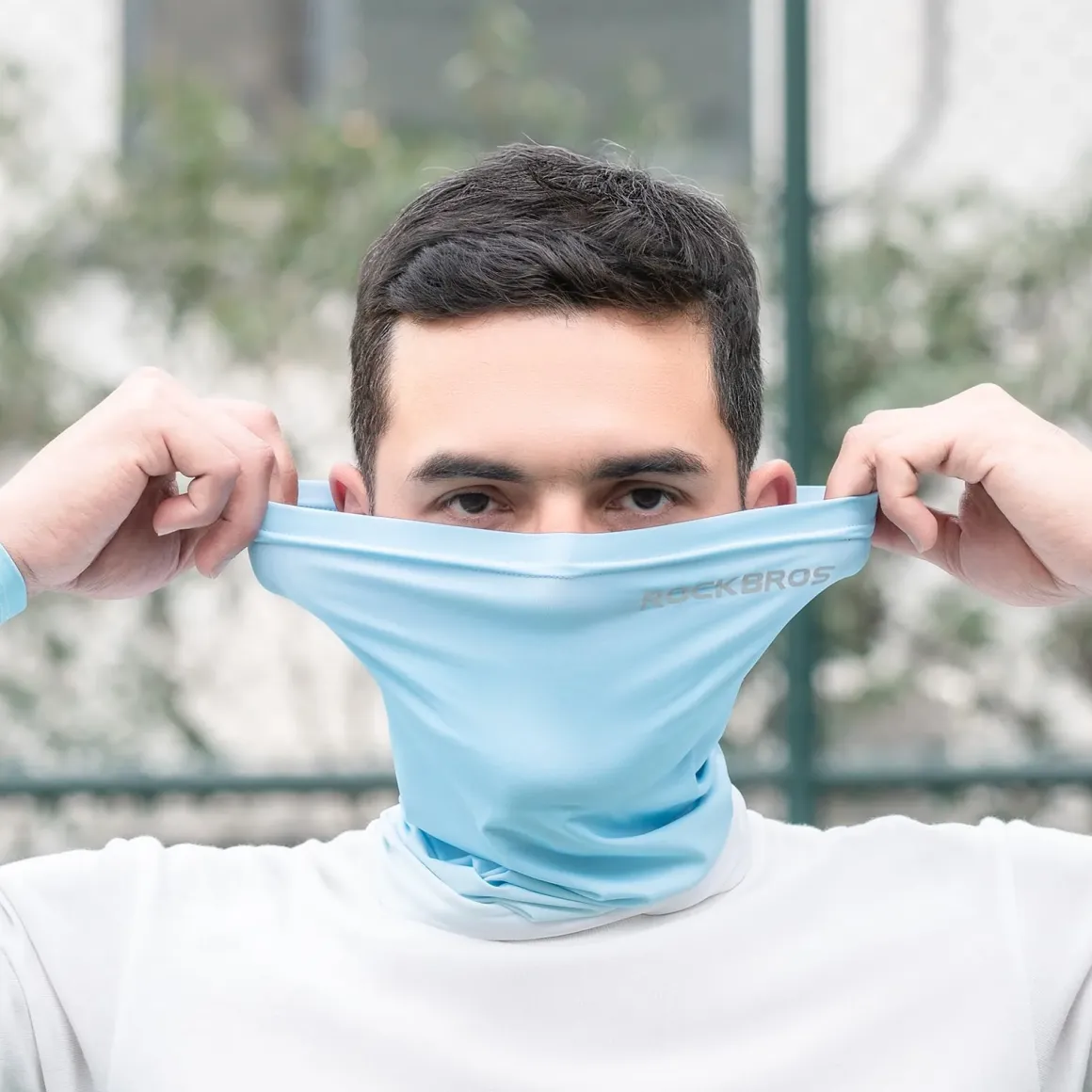 ROCKBROS Cooling Neck Gaiter Face Mask Fishing Scarf Face Cover for Men Women