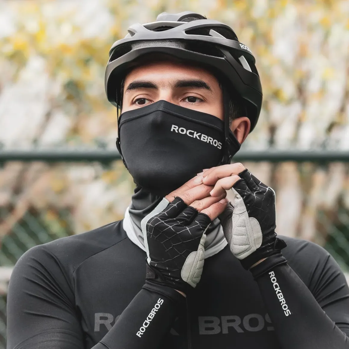 ROCKBROS Cooling Neck Gaiter Face Mask Fishing Scarf Face Cover for Men Women