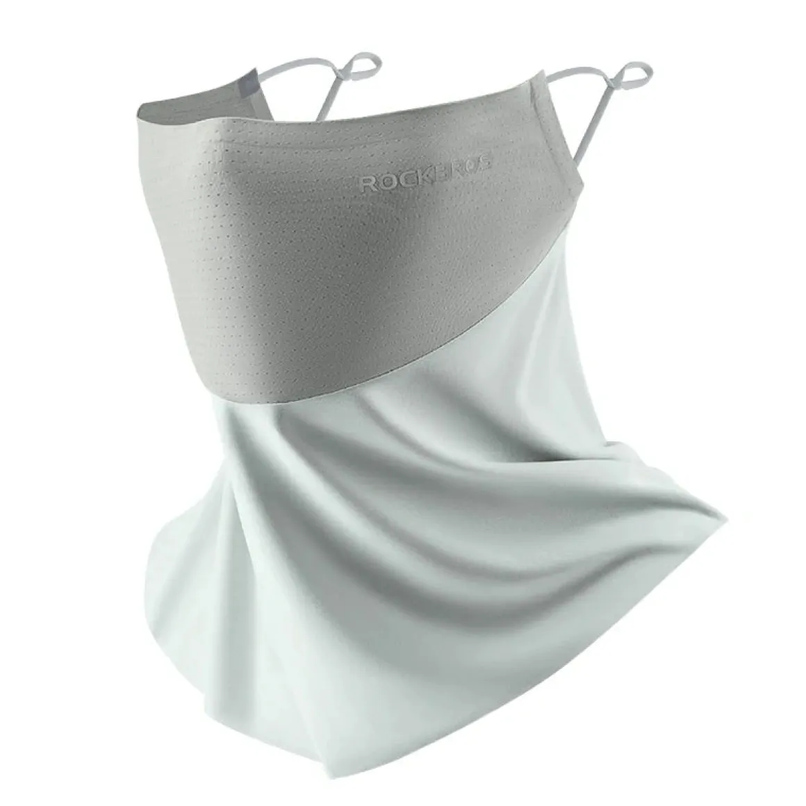 ROCKBROS Cooling Neck Gaiter with Ear Loops – UV Protection for Cycling