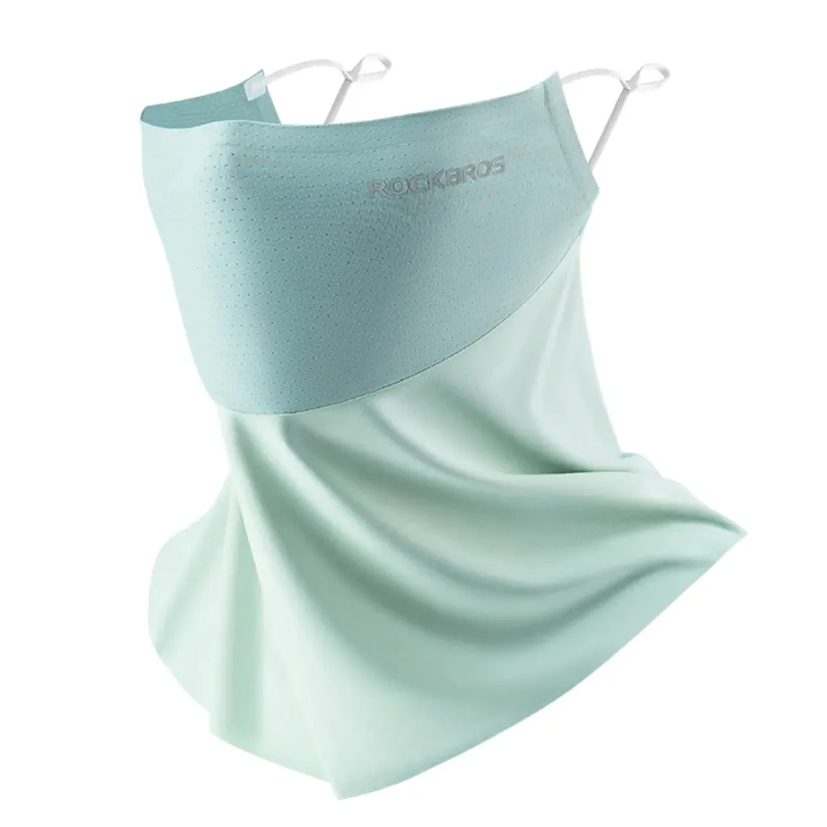 ROCKBROS Cooling Neck Gaiter with Ear Loops – UV Protection for Cycling