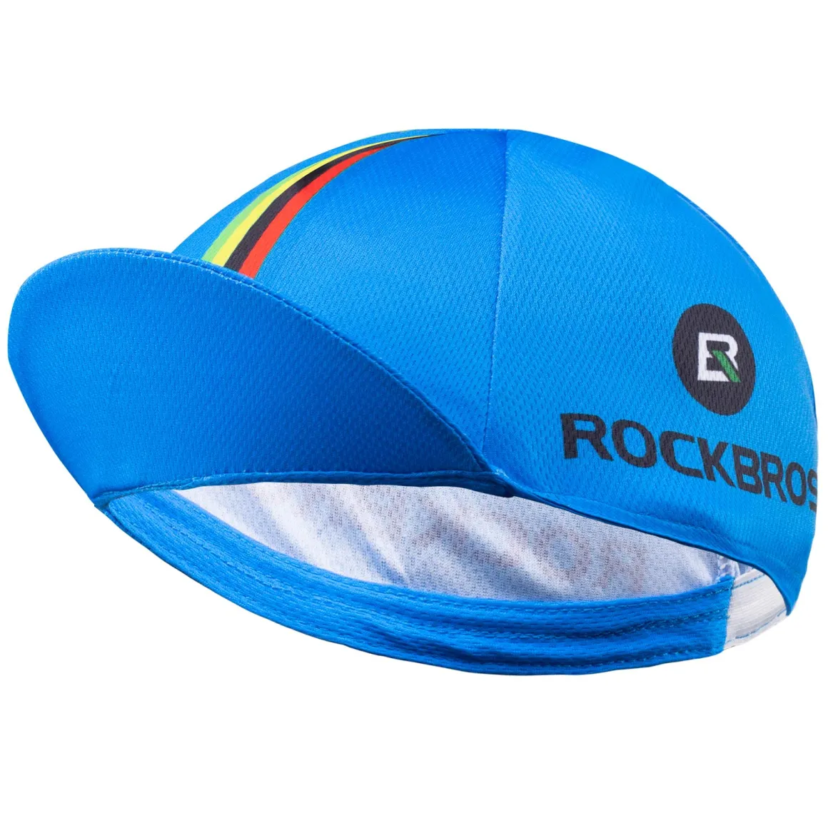 ROCKBROS Cycling Cap Sun Visor Ployester Breathable Rainbow Hat for Men Women