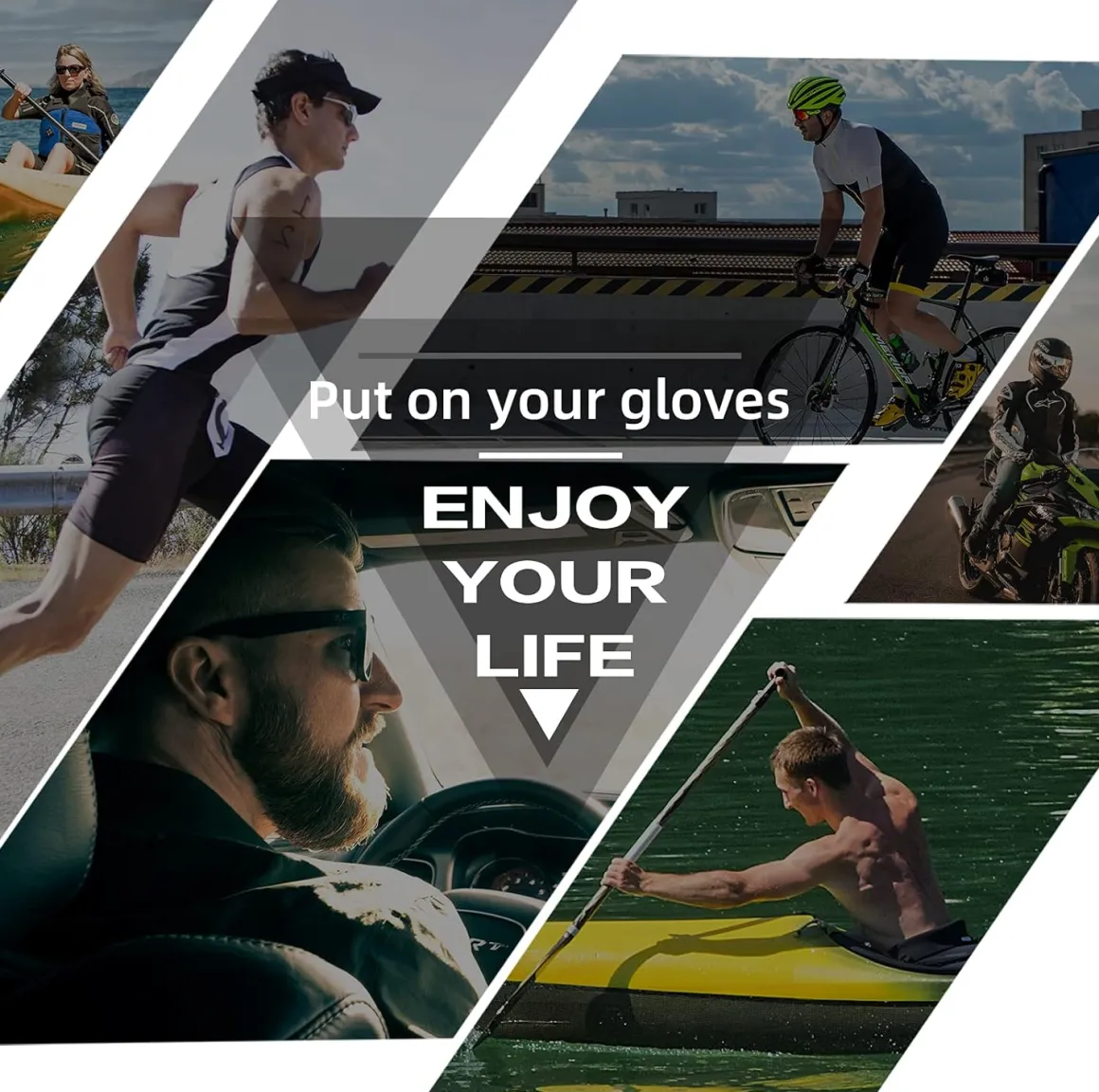 ROCKBROS Cycling Gloves Anti-Slip Breathable