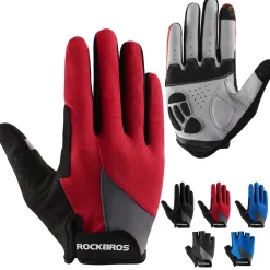 ROCKBROS Cycling Gloves for Men Women Breathable Gel Pad Road Mountain Bike Gloves