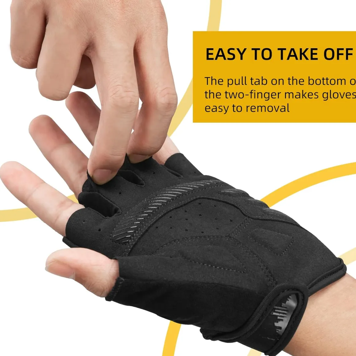 ROCKBROS Cycling Gloves Shock Absorbing Breathable
