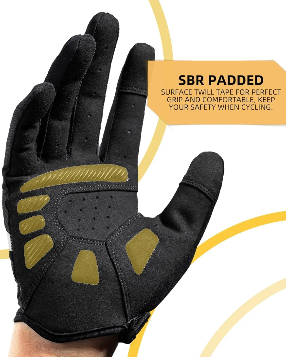ROCKBROS Cycling Gloves Shock Absorbing Breathable