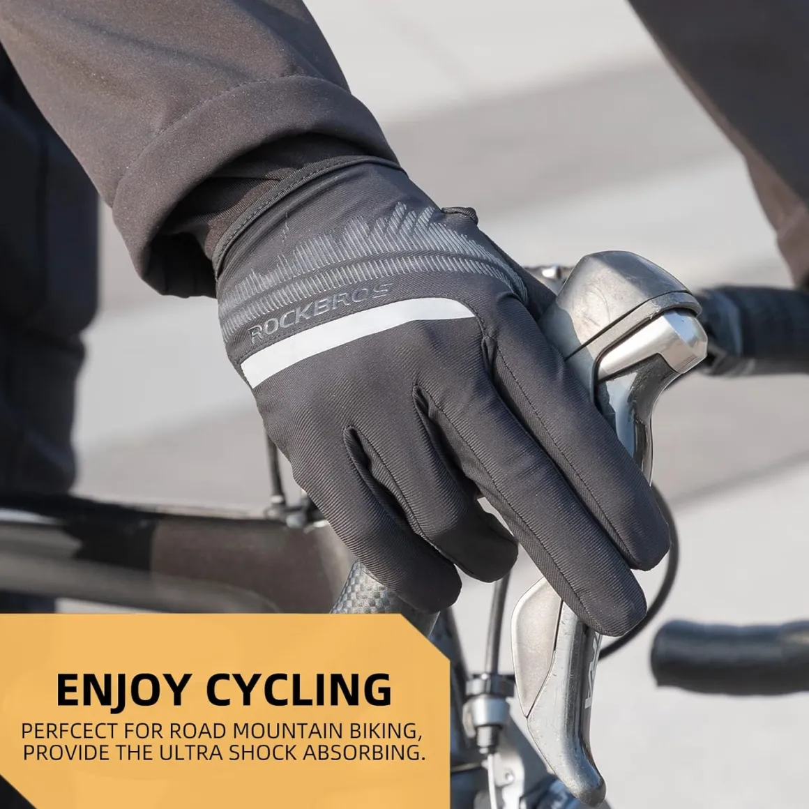 ROCKBROS Cycling Gloves Shock Absorbing Breathable