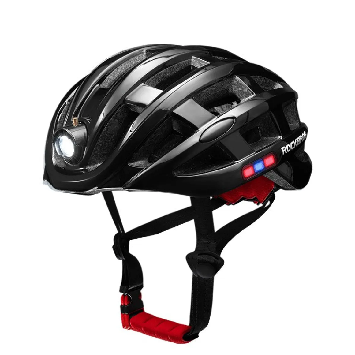ROCKBROS Cycling Light Helmet 3Modes Bike Ultralight Helmet Electric USB