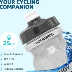 ROCKBROS Cycling Water Bottle 20-25oz Cycling Bottle BPA-Free